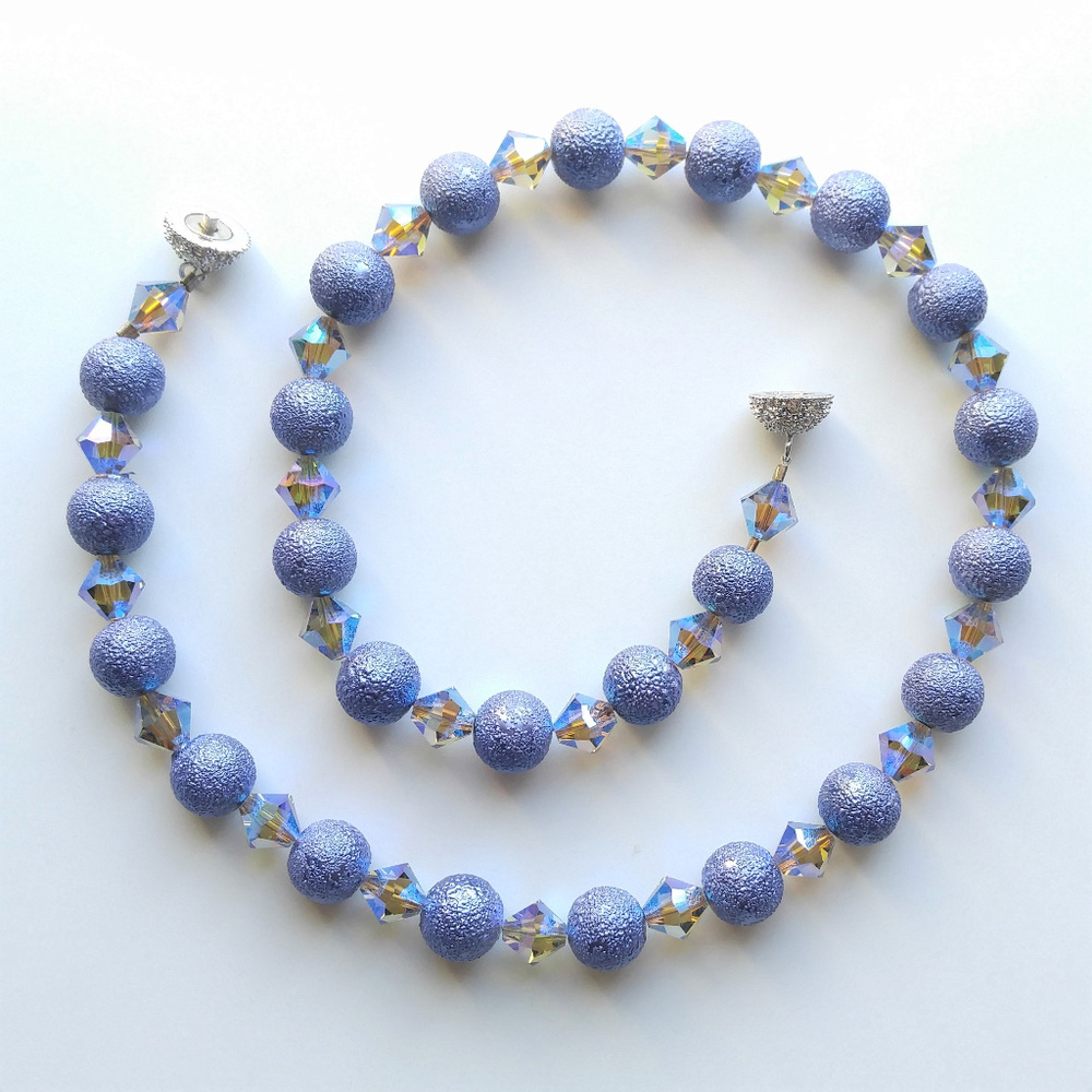 Handmade Swarovski Black Diamond AB2X Necklace - Picture 3 of 6